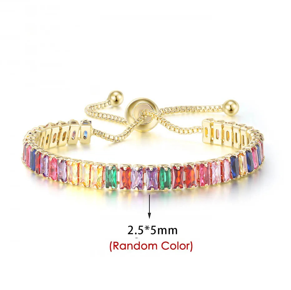 Colorful Tennis Bracelet