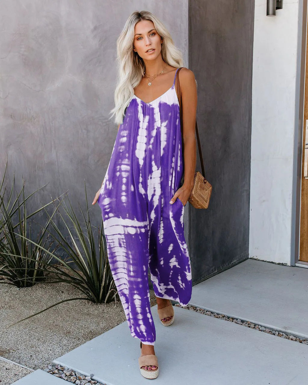 Wide-Leg Jumpsuit - Office & Occasion Wear
