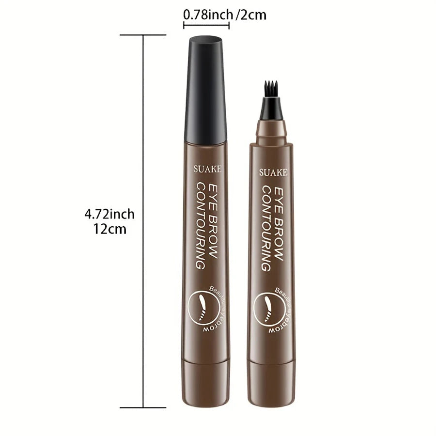 4-Tip Eyebrow Pen - Waterproof Natural Brow Definition