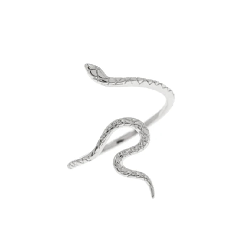 Premium Snake Adjustable Ring - 925 Sterling Silver