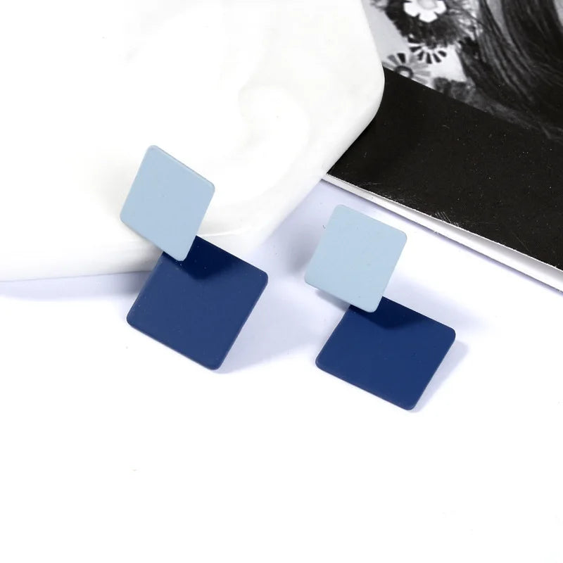 Geometric Dangle Earrings