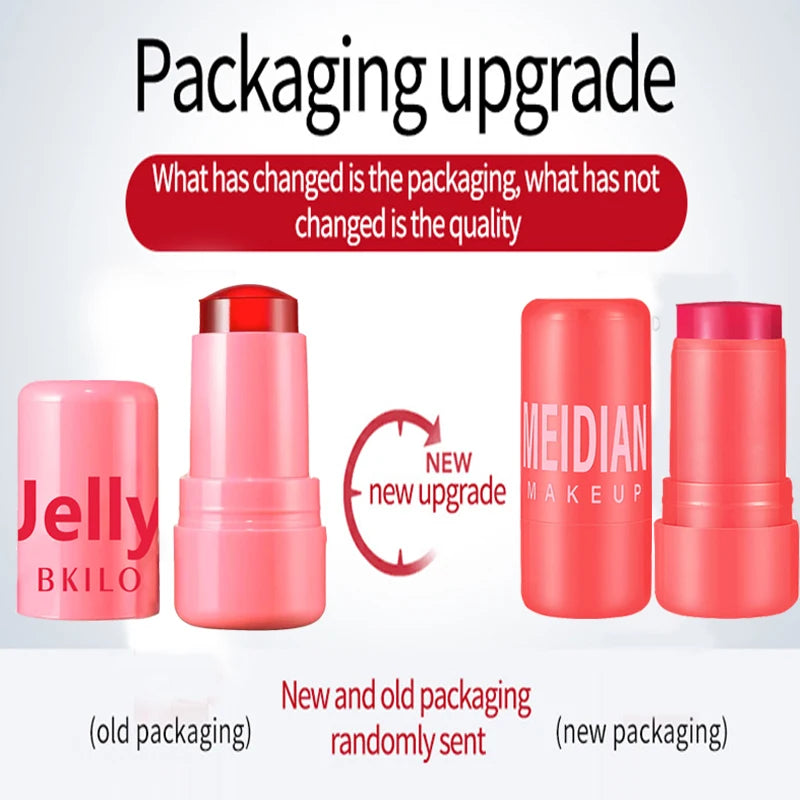 3-in-1 Jelly Blush Stick - Lips, Cheeks & Eyes Multi-Use Color