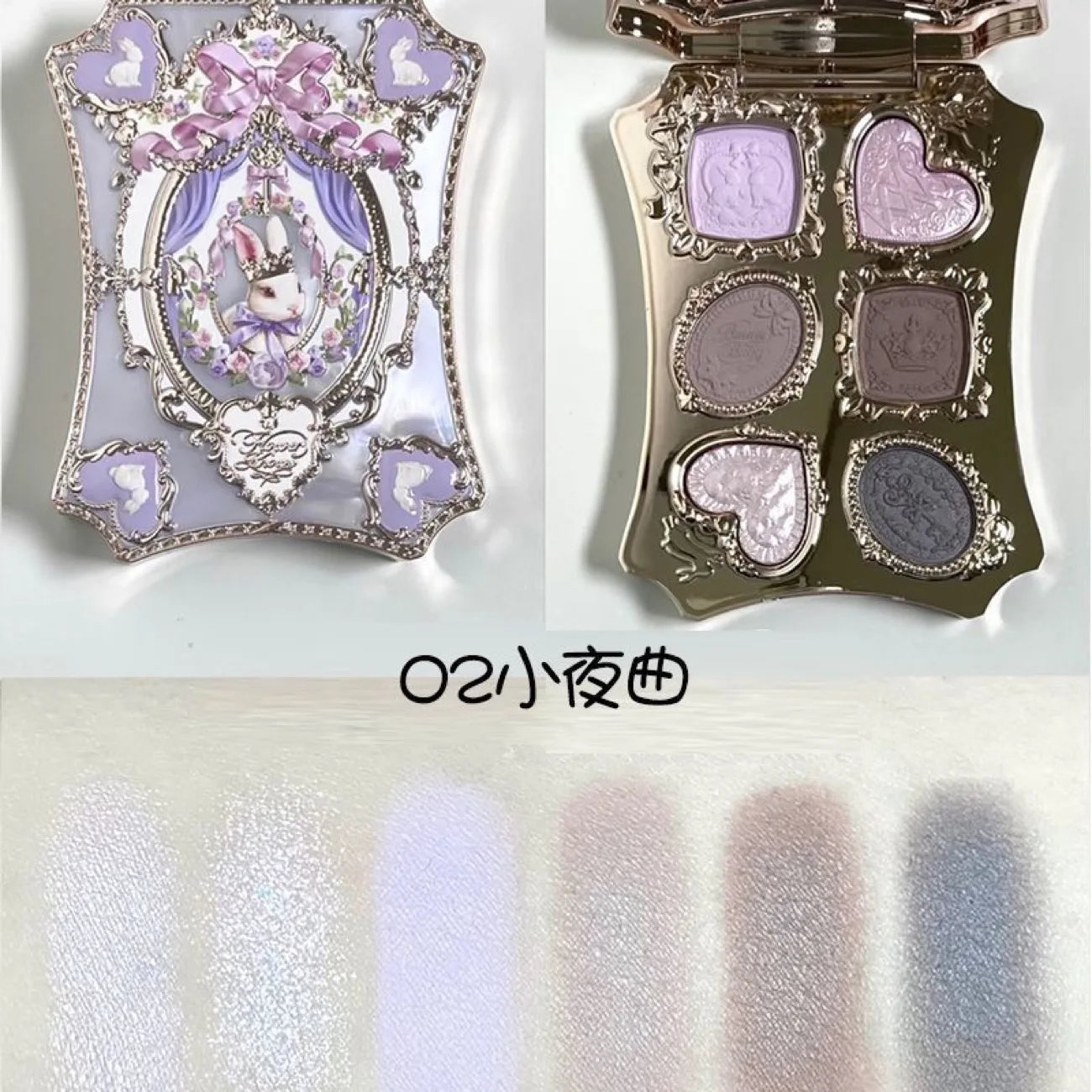 5-Color Eyeshadow Palette - Matte & Shimmer Pigment Collection
