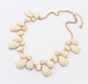 Vintage Gem Choker Necklace - Retro Statement Jewelry