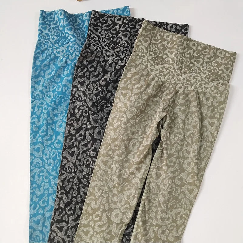 High-Waisted Seamless Yoga Leggings
