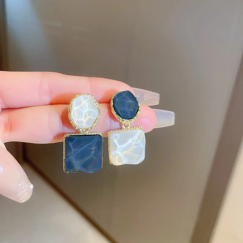 Geometric Dangle Earrings