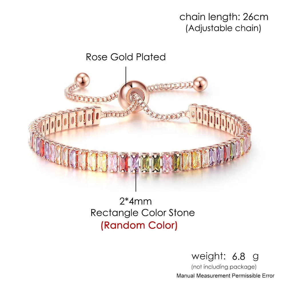 Colorful Tennis Bracelet