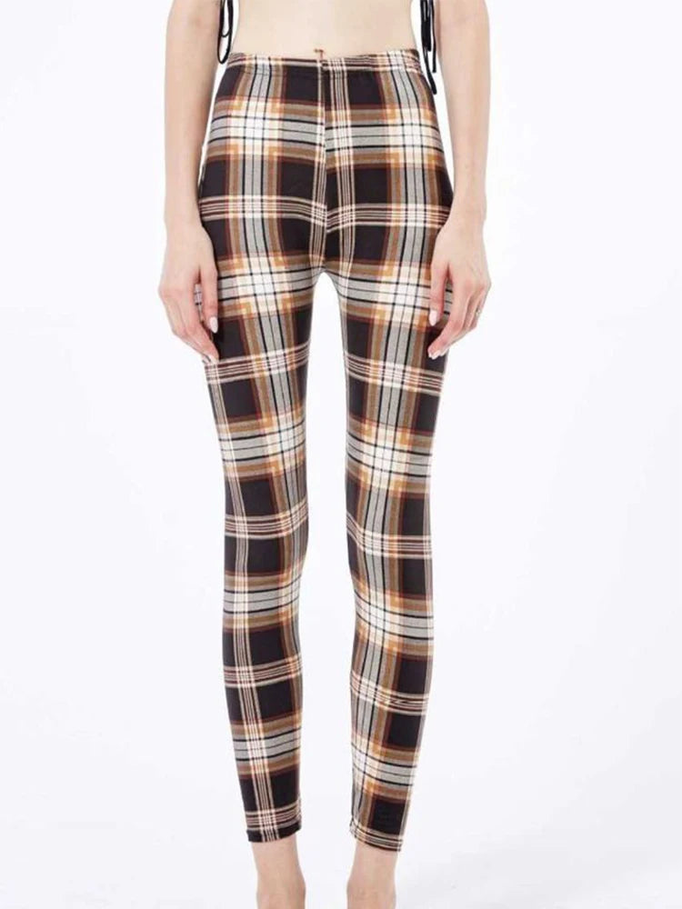 Printed Fashion Leggings - Stretch Everyday Comfort Fit