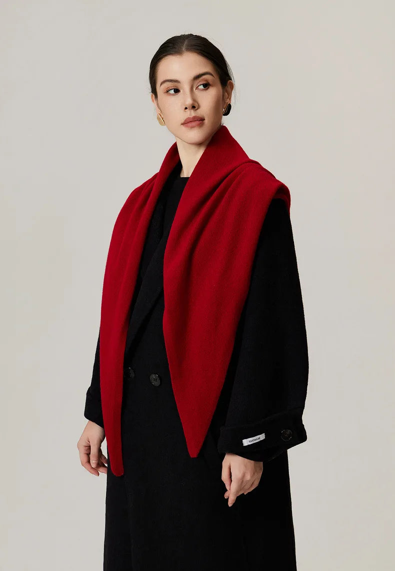 Premium Knitted Winter Scarf - Cozy Solid Color Wrap