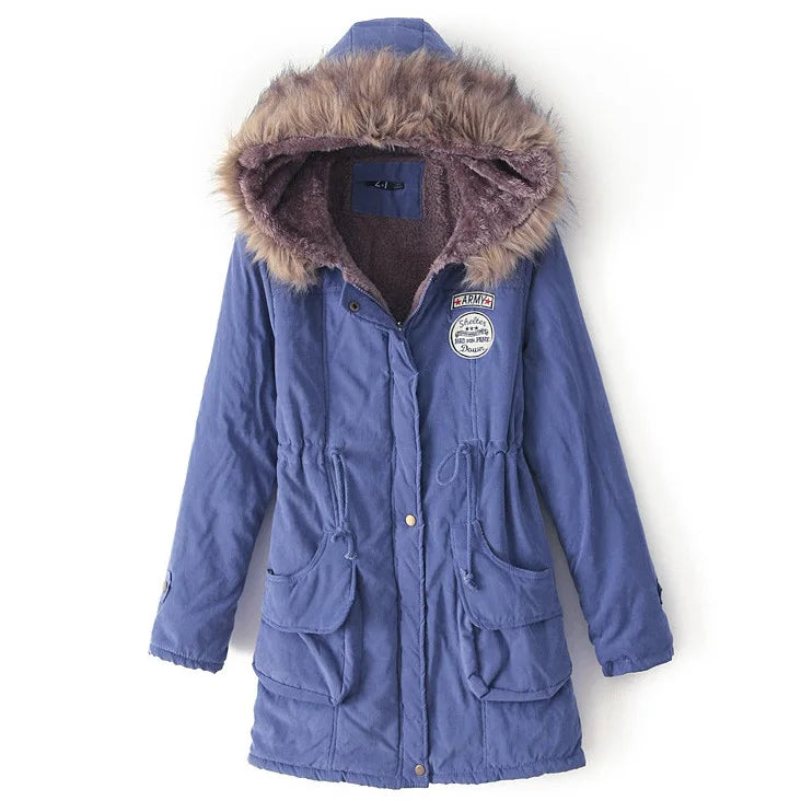 Premium Hooded Winter Parka - Warm Cotton-Padded Coat