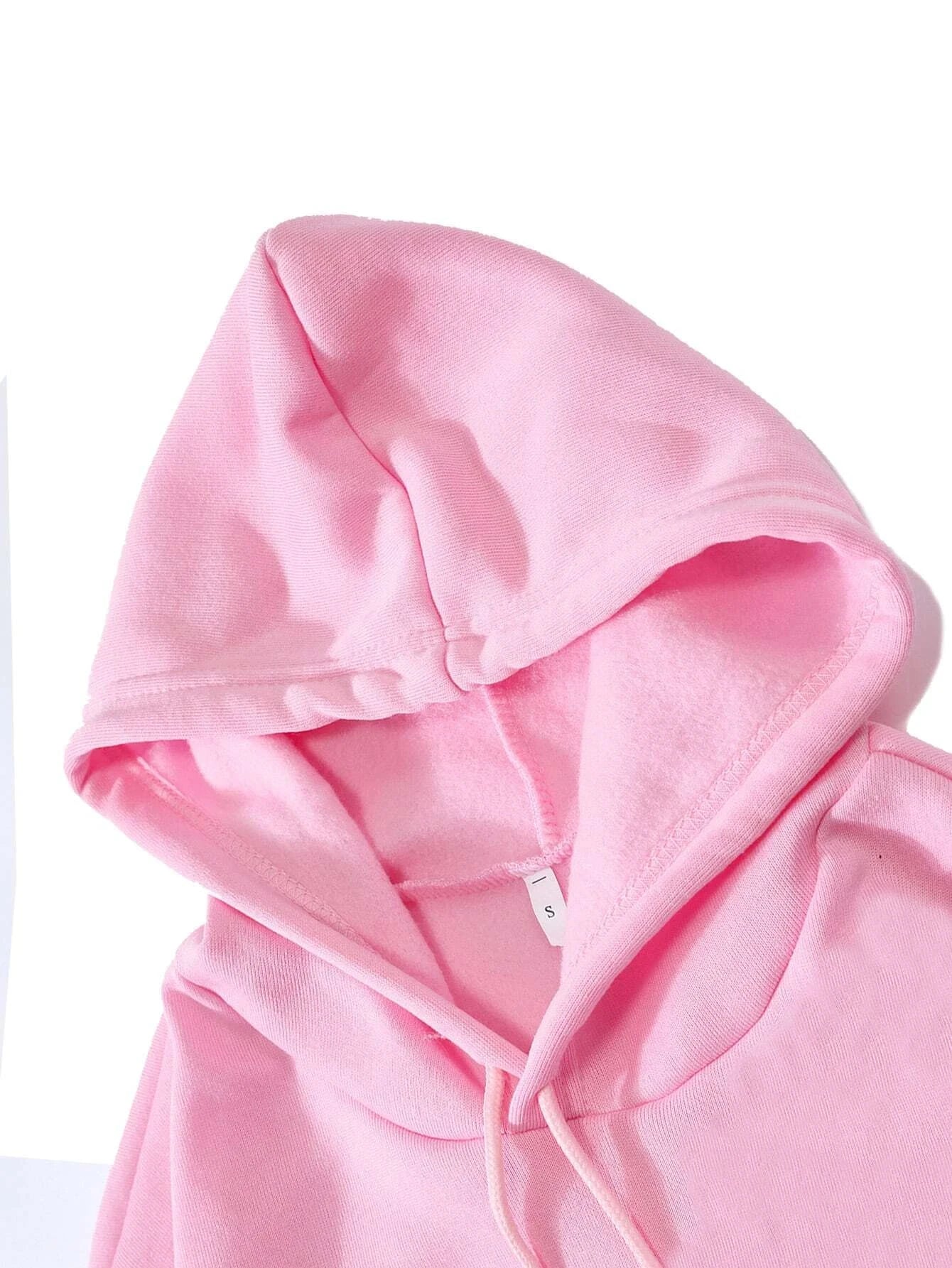 Oversized Graphic Fleece Hoodie - Cozy Harajuku Streetwear