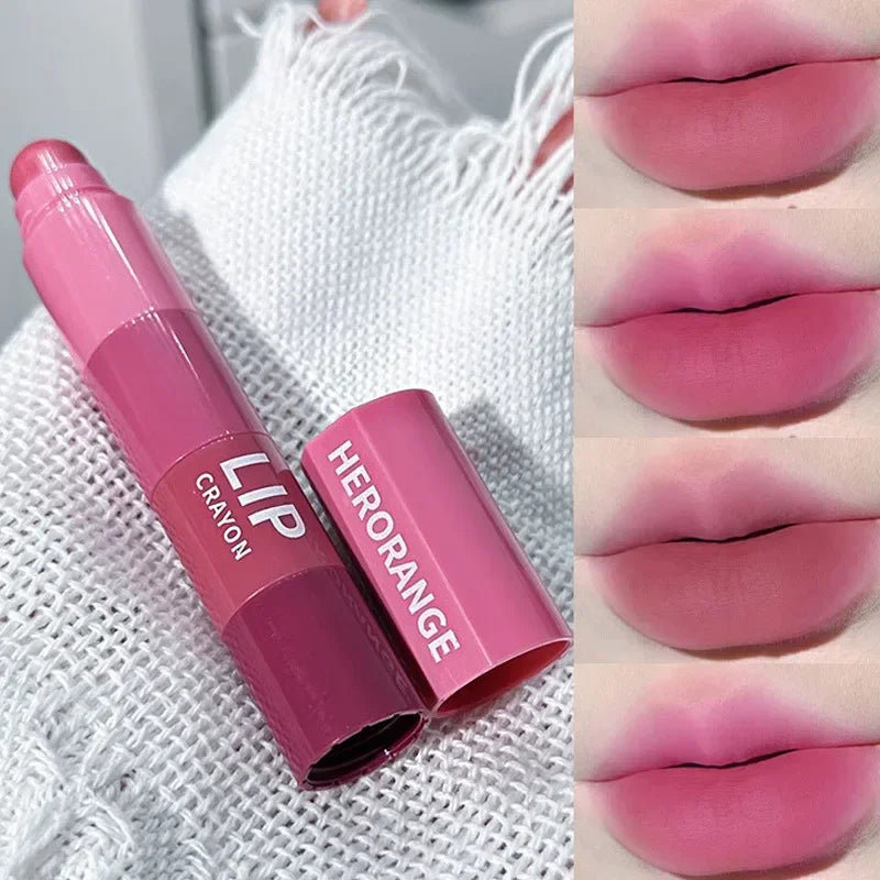 4-in-1 Matte Lipstick Crayon Kit - Waterproof Velvet Color