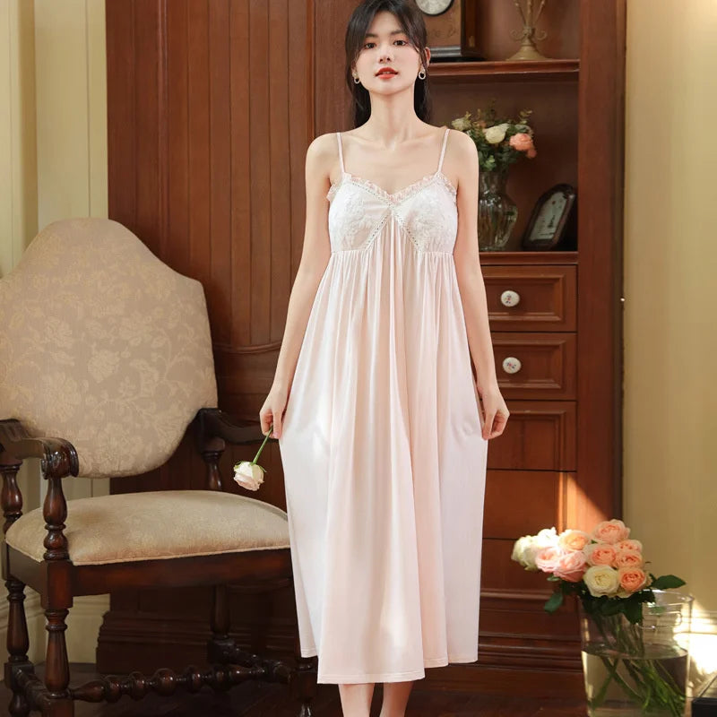 Princess Mesh Pajama Dress - Romantic Palace-Style Sleepwear