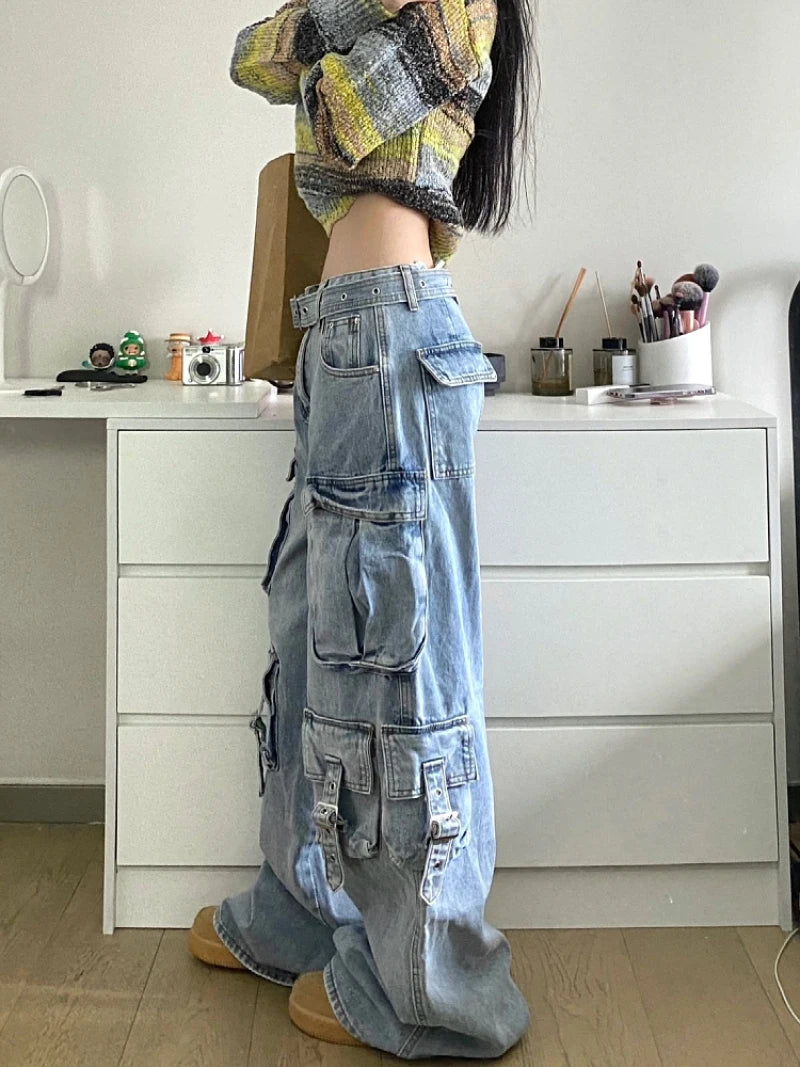 Cargo Wide-Leg Jeans - Everyday Denim