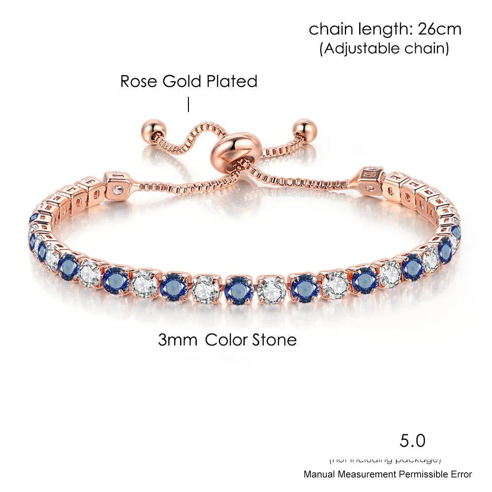 Colorful Tennis Bracelet