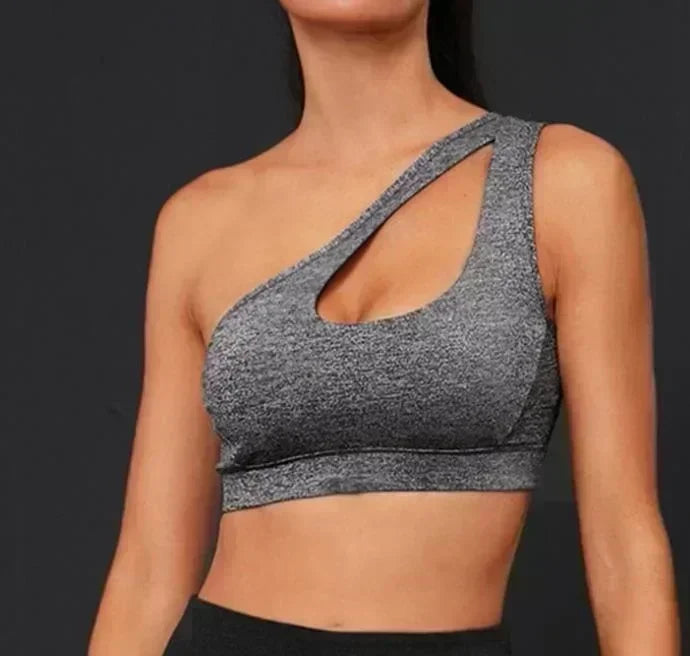 One-Shoulder Performance Sports Bra