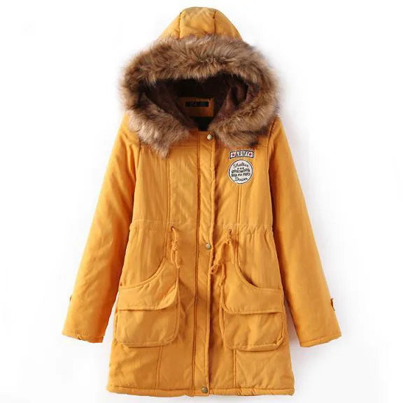 Premium Hooded Winter Parka - Warm Cotton-Padded Coat