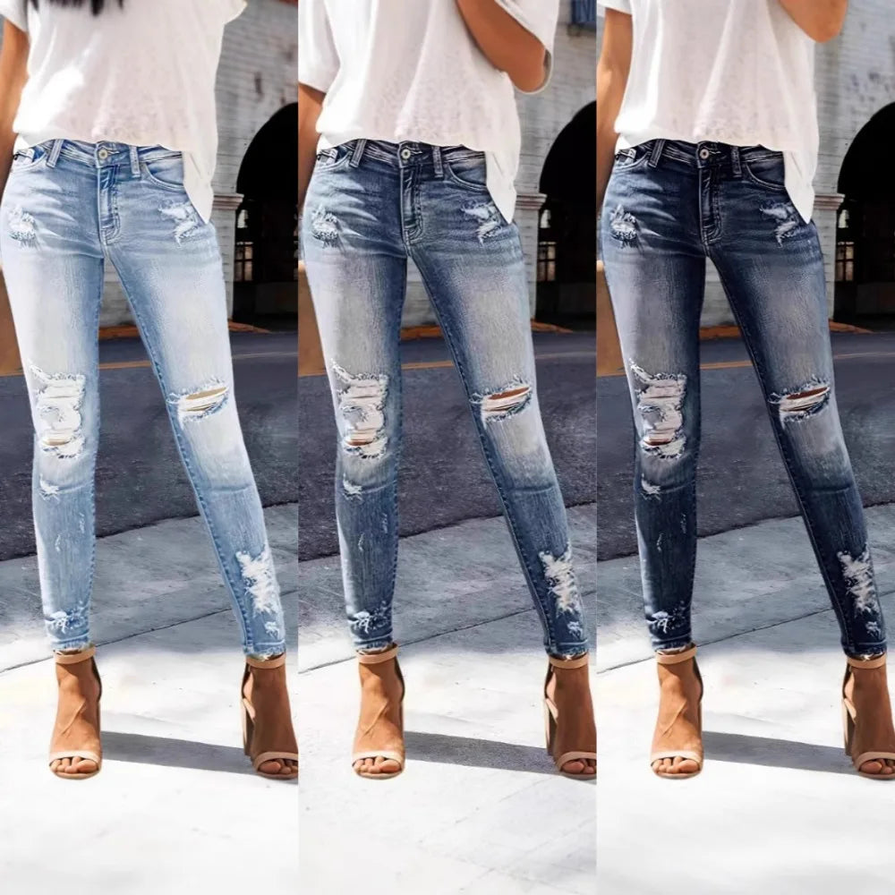 Washed Jeans - Denim Streetwear