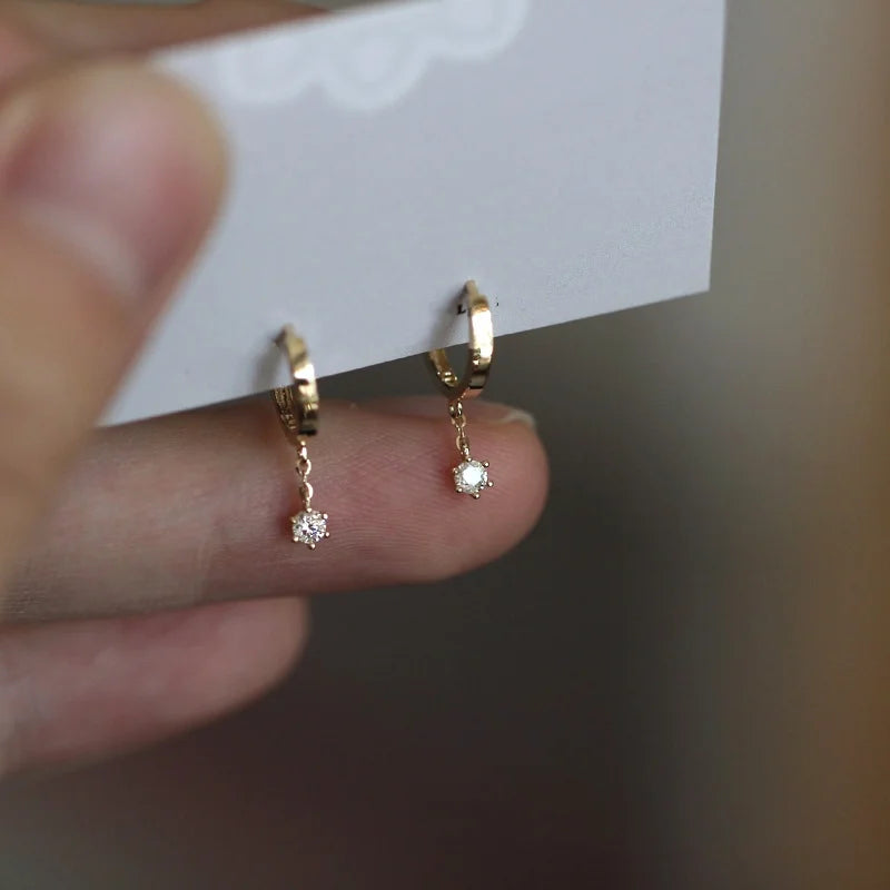 925 Silver Stud Earrings - Elegant Jewelry