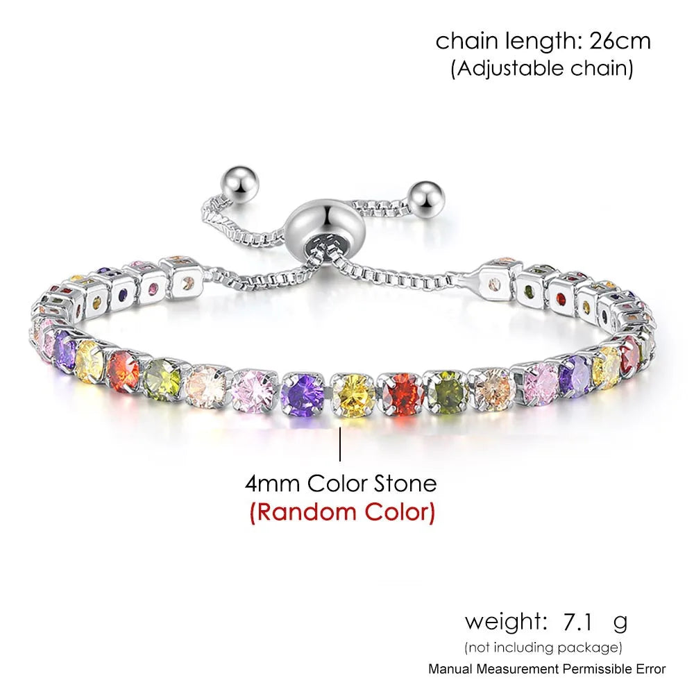 Colorful Tennis Bracelet