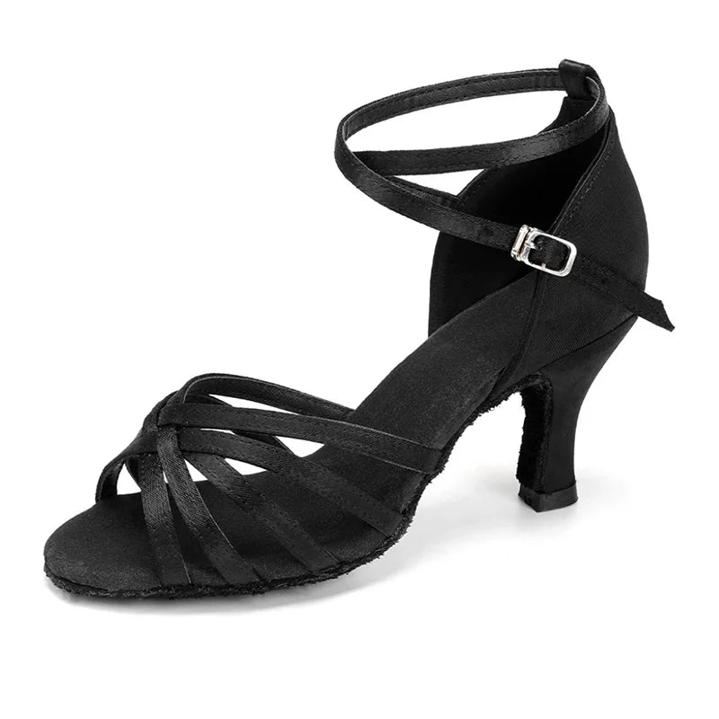 Premium Latin Dance Heels - Professional Ballroom Shoes
