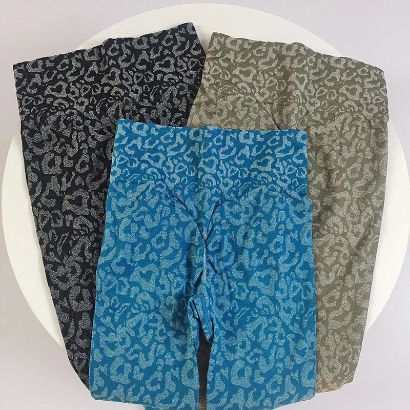 High-Waisted Seamless Yoga Leggings