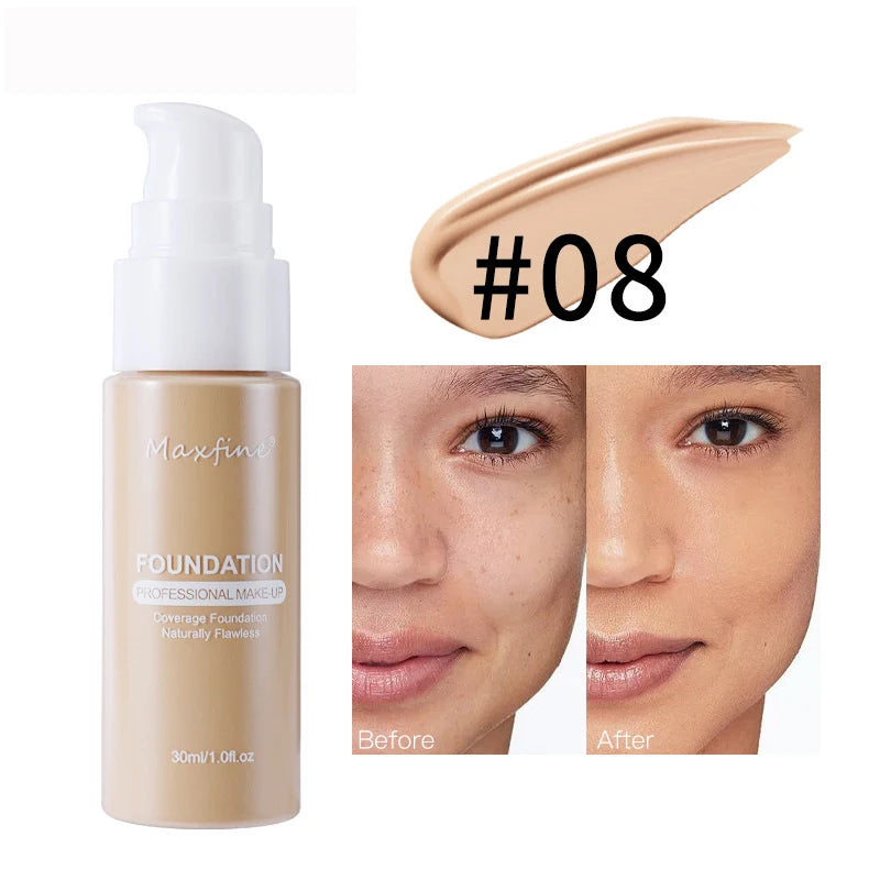Liquid Foundation - Waterproof Full-Coverage Concealer
