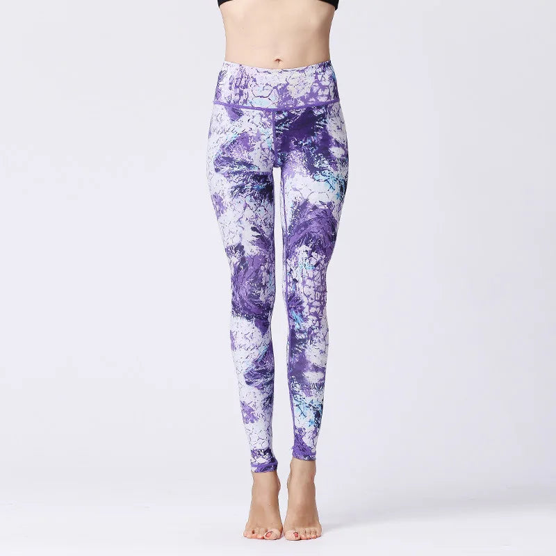 High-Waist Hip-Lift Stretch Yoga Leggings - Gym & Dance Activewear