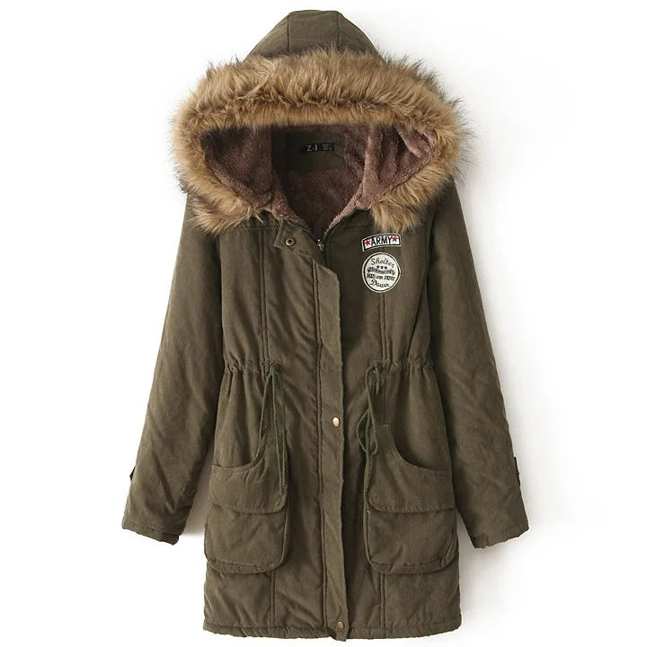 Premium Hooded Winter Parka - Warm Cotton-Padded Coat