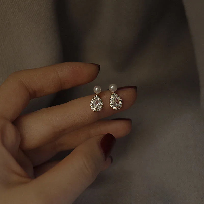 925 Silver Stud Earrings - Elegant Jewelry
