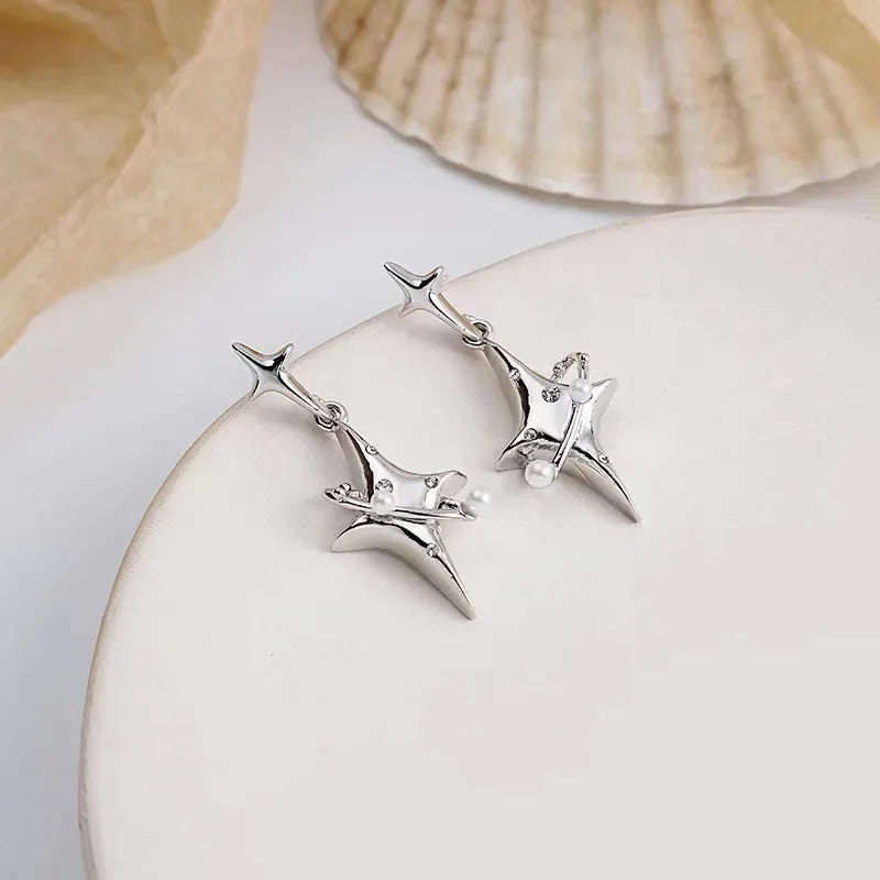 Crystal Drop Earrings - Statement Jewelry