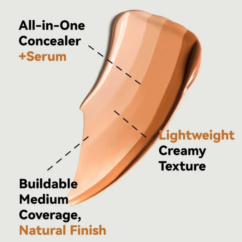 Liquid Foundation - Waterproof Full-Coverage Concealer