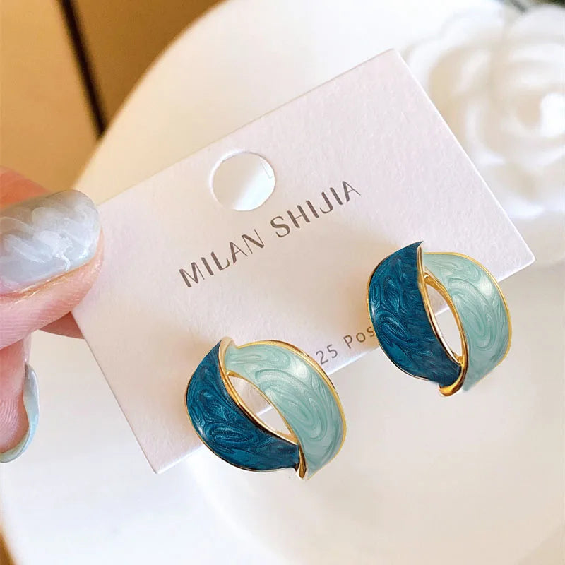 Geometric Dangle Earrings