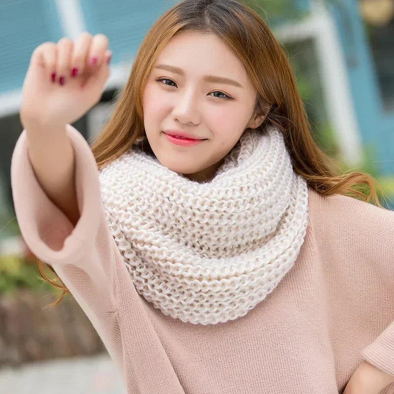 Premium Knitted Winter Scarf - Soft Warm Statement Wrap