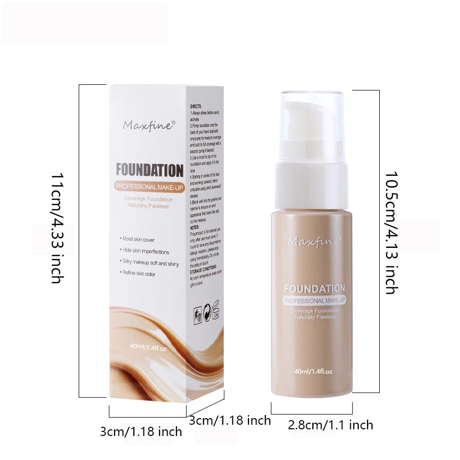 Liquid Foundation - Waterproof Full-Coverage Concealer