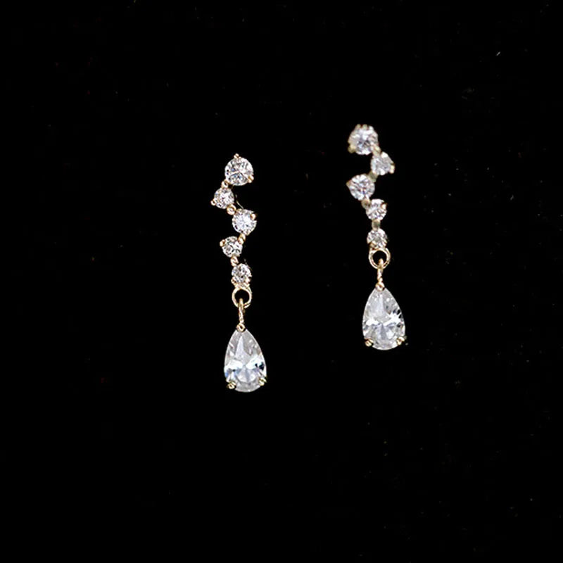 925 Silver Stud Earrings - Elegant Jewelry