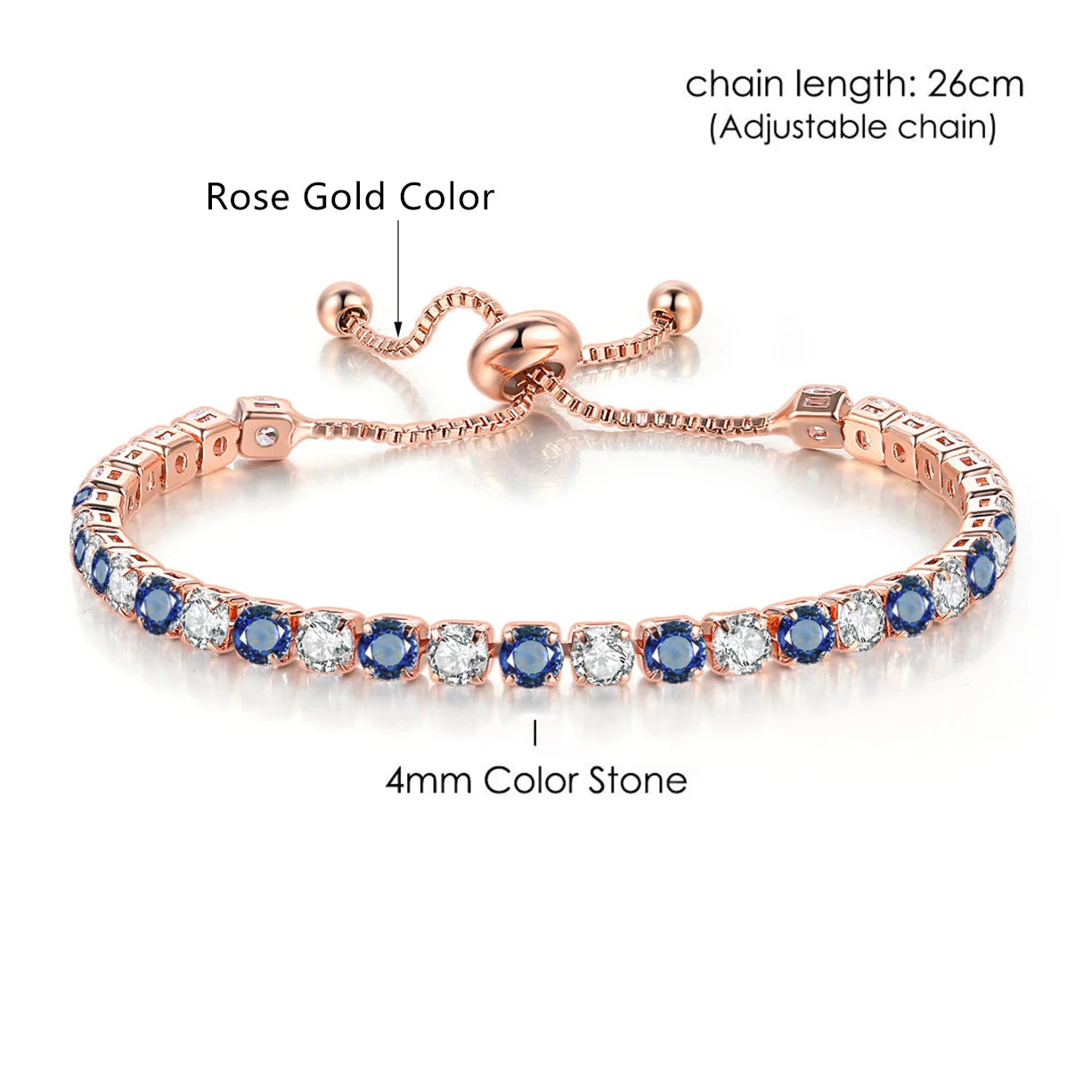 Colorful Tennis Bracelet