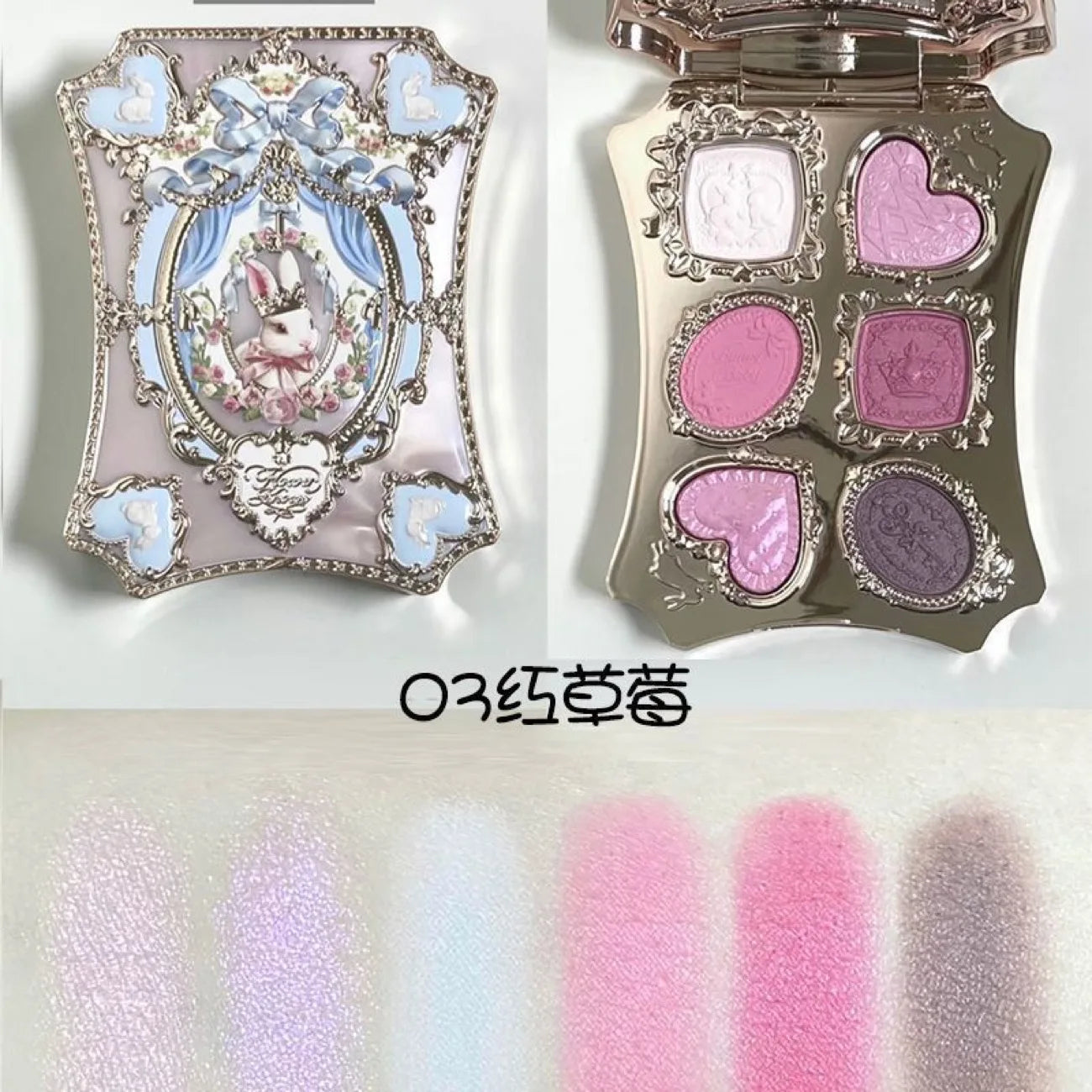5-Color Eyeshadow Palette - Matte & Shimmer Pigment Collection