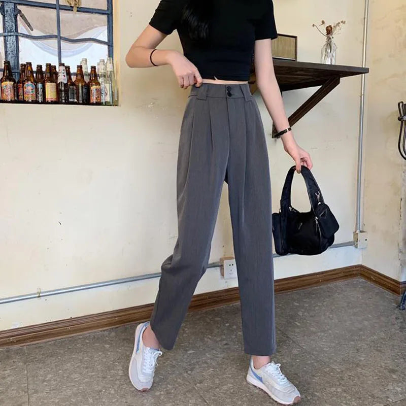 Premium High-Waist Trousers - Polished Everyday Fit
