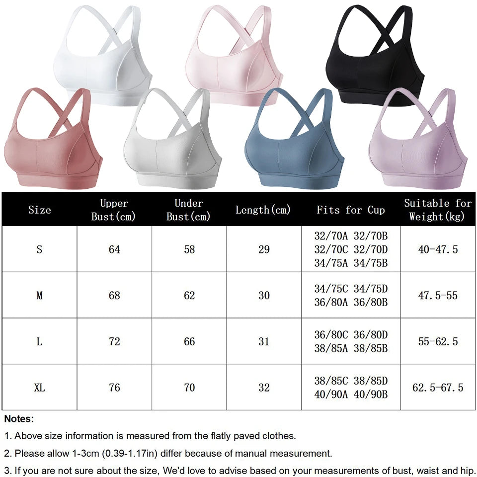 Cross-Back Performance Sports Bra