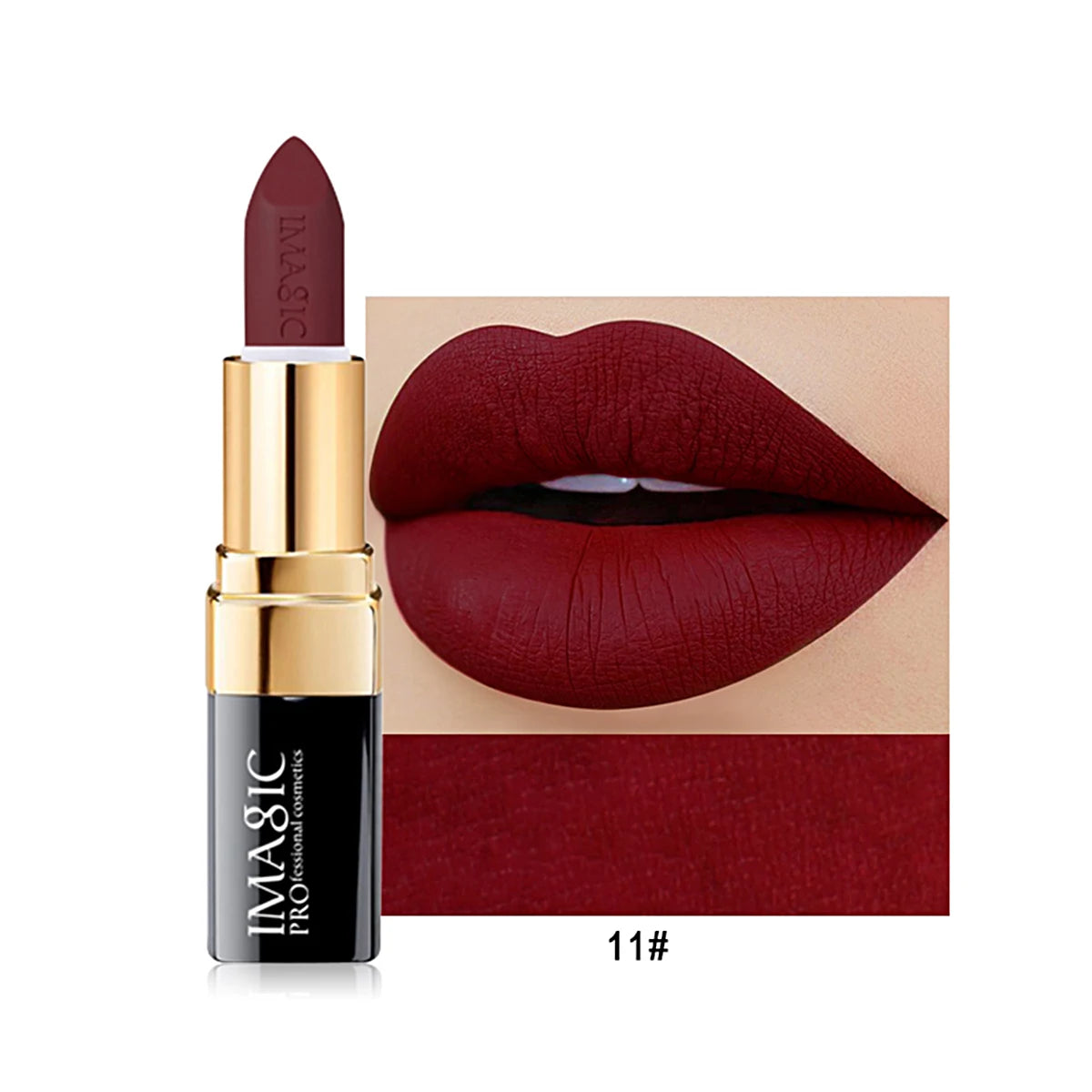 12-Color Matte Lipstick Set - Long-Lasting Waterproof Velvet Finish