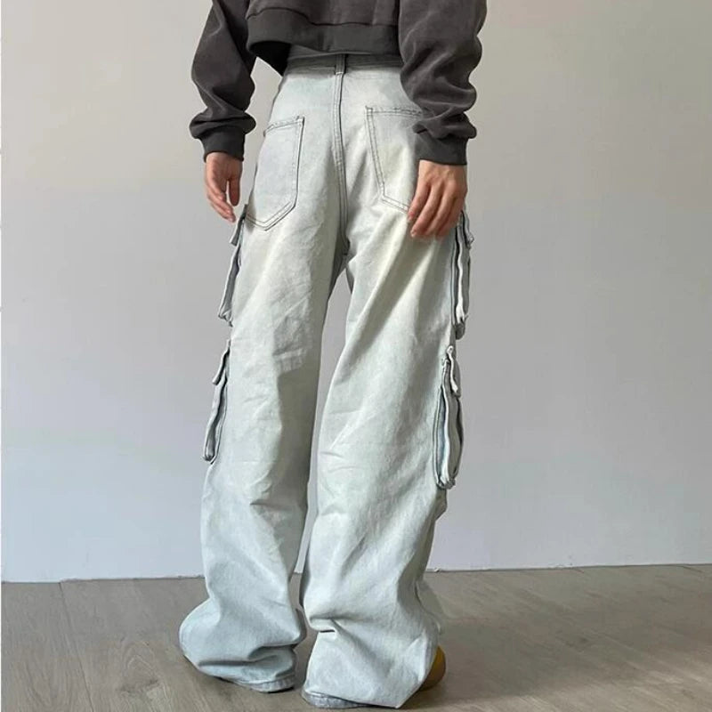 Cargo Wide-Leg Jeans - Everyday Denim