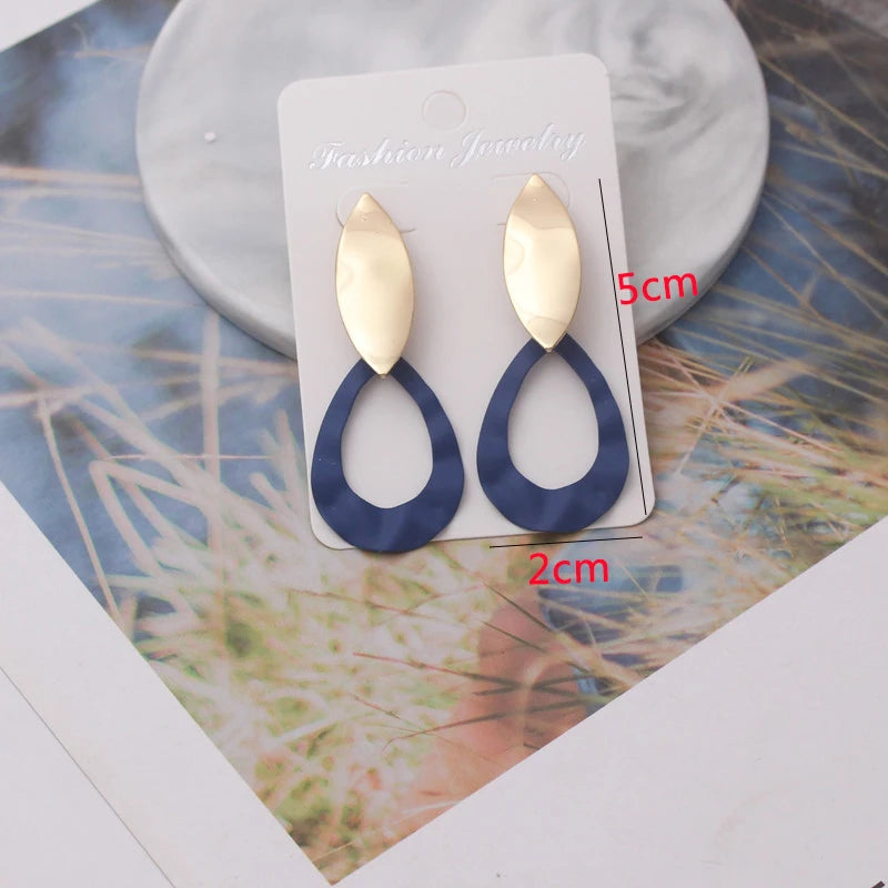 Geometric Dangle Earrings