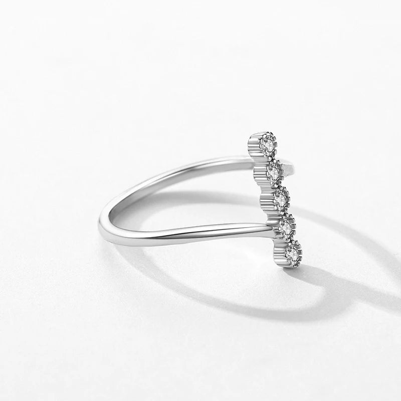 Luxury Engagement Ring - 925 Sterling Silver Bridal Jewelry