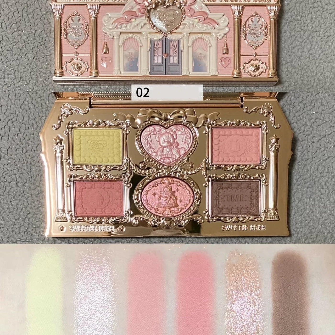 5-Color Eyeshadow Palette - Matte & Shimmer Pigment Collection