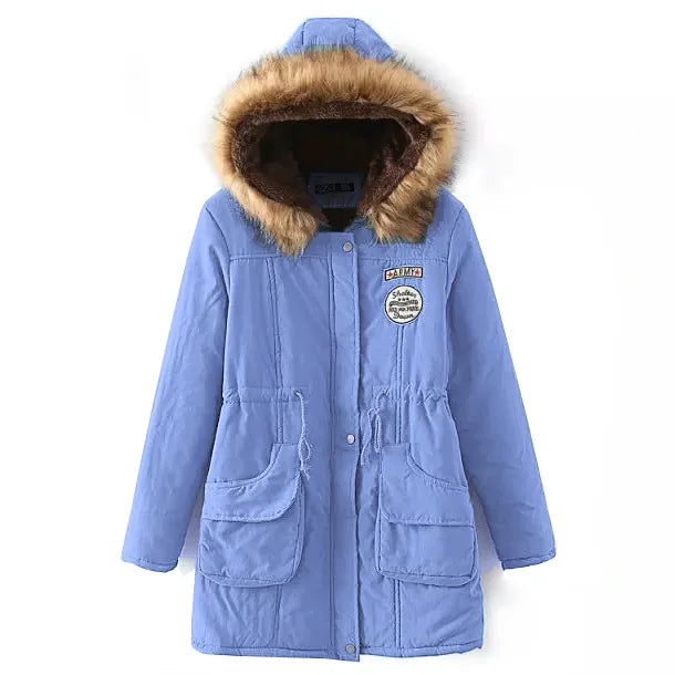 Premium Hooded Winter Parka - Warm Cotton-Padded Coat