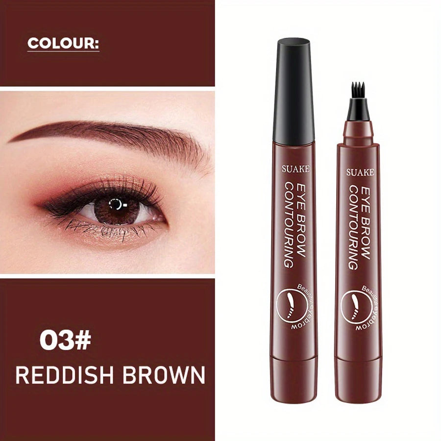 4-Tip Eyebrow Pen - Waterproof Natural Brow Definition