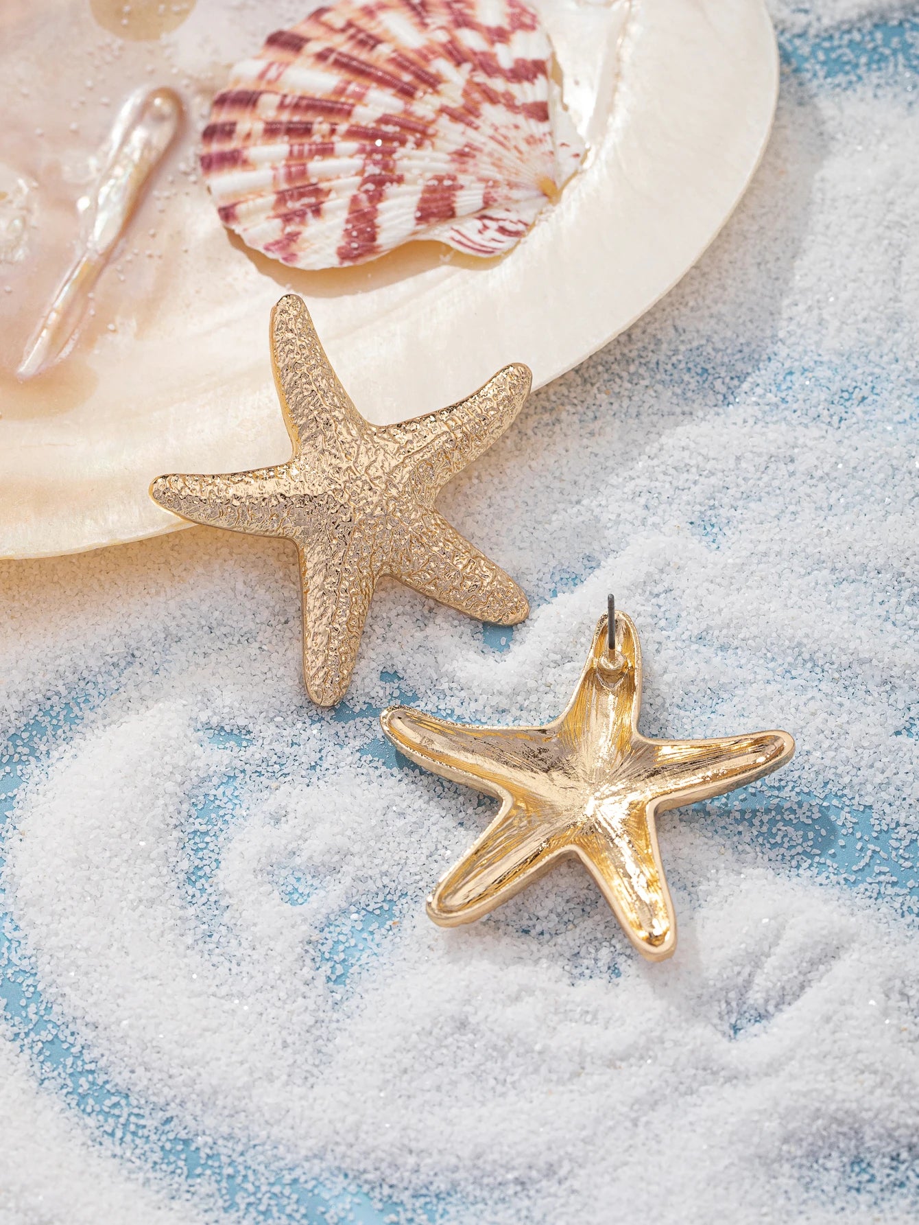 Starfish Stud Earrings - Elegant Jewelry