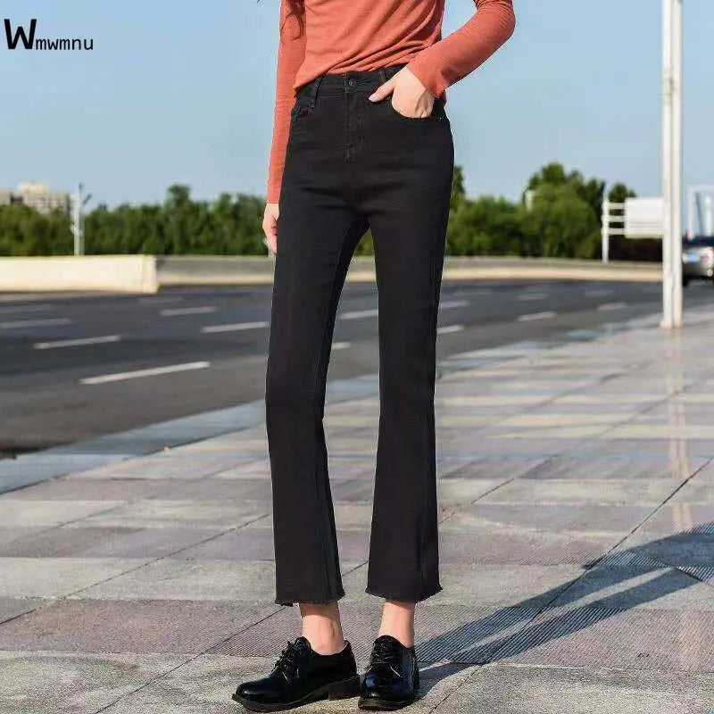High-Waist Flare-Leg Jeans - Everyday Denim