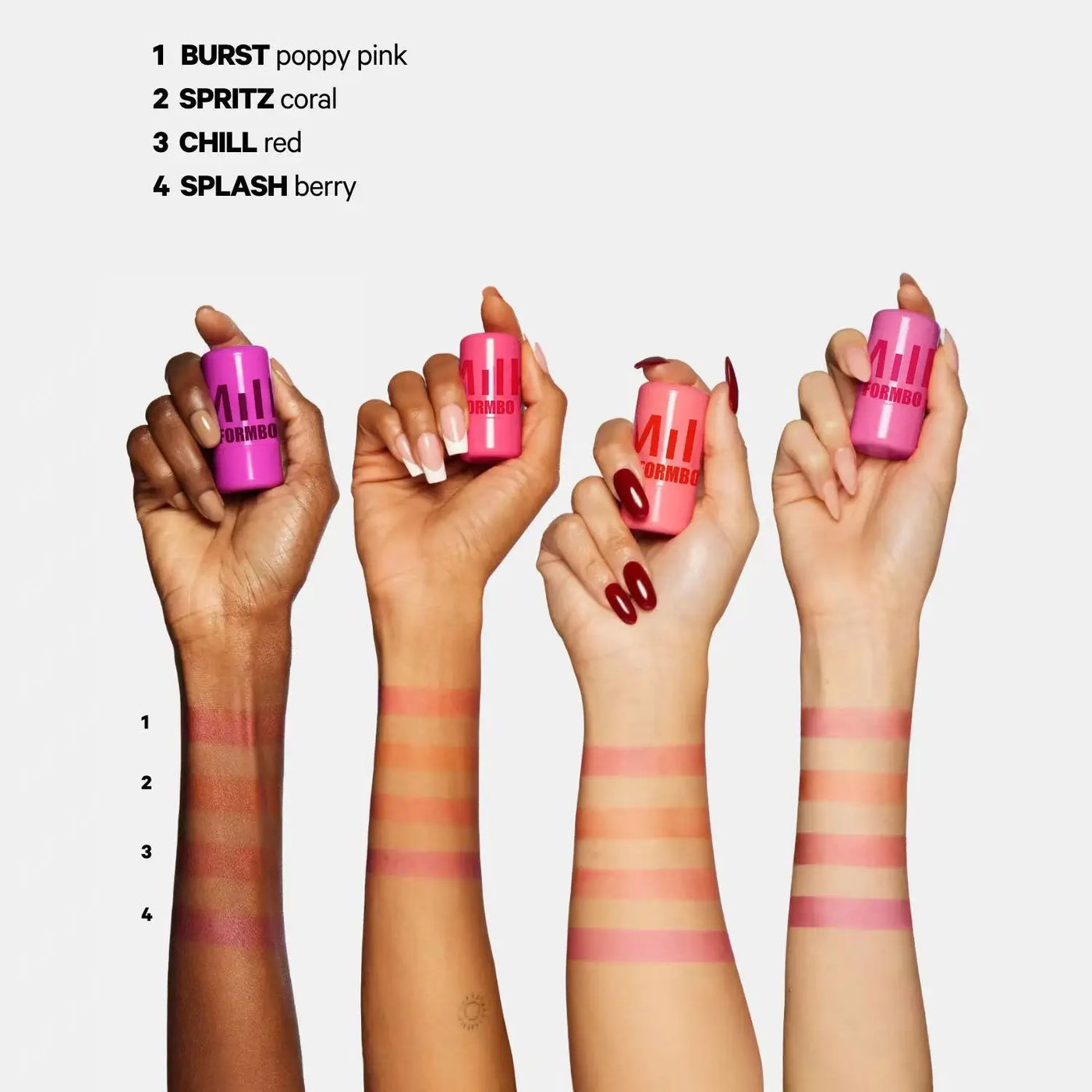 3-in-1 Jelly Blush Stick - Lips, Cheeks & Eyes Multi-Use Color